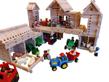 Load image into Gallery viewer, LOGO-BURG wooden toy kit, wooden building blocks
