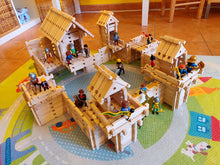 Load image into Gallery viewer, LOGO-BURG wooden toy kit, wooden building blocks
